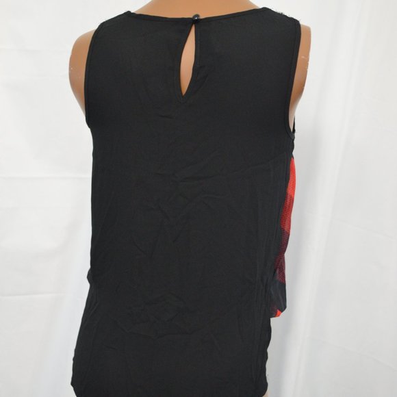 Red & Black blouse - Picture 4 of 6